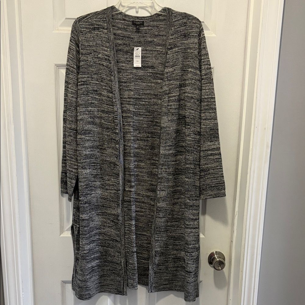 Talbots LIGHTWEIGHT DUSTER - MARLED 1XL petite